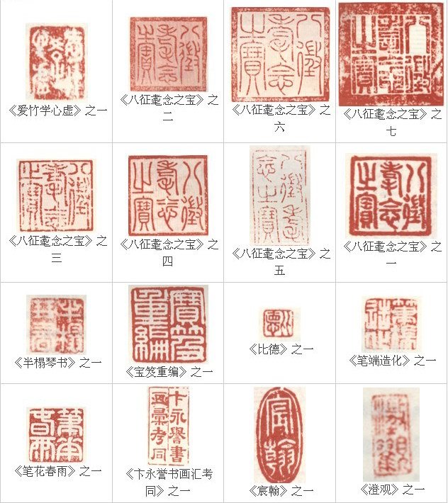 乾隆印章大全，乾隆宝薮录乾隆皇帝印玺1000方，请欣赏– 第4 页– 篆刻小站